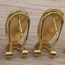 Silver/Gold Color Fingernail Leverback Earring Posts, Findings Studs